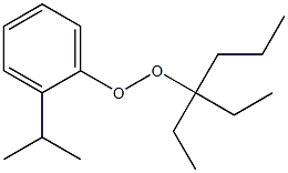 2-Isopropylphenyl 1,1-diethylbutyl peroxide 结构式