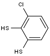 3-Chloro-1,2-benzenedithiol 结构式