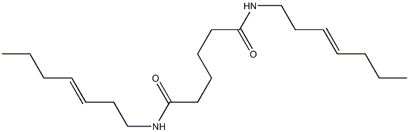 N,N'-Di(3-heptenyl)adipamide 结构式