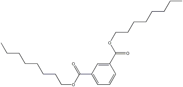 1,3-Benzenedicarboxylic acid dioctyl ester 结构式