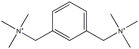 N,N,N,N',N',N'-Hexamethylbenzene-1,3-bismethanaminium 结构式