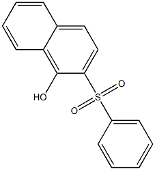 2-Phenylsulfonyl-1-naphthol 结构式