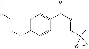 4-Pentylbenzoic acid 2-methylglycidyl ester 结构式