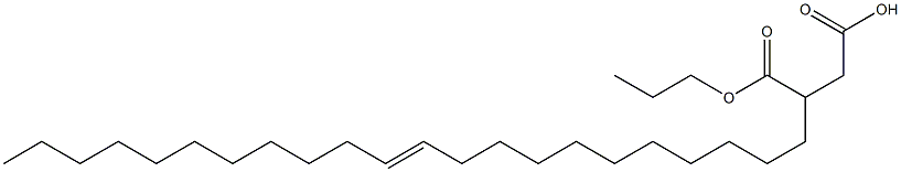 3-(11-Docosenyl)succinic acid 1-hydrogen 4-propyl ester 结构式
