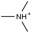 Trimethylaminium 结构式