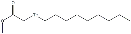 3-Telluradodecanoic acid methyl ester 结构式