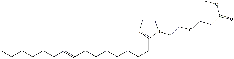 2-(8-Pentadecenyl)-1-[2-(2-methoxycarbonylethoxy)ethyl]-2-imidazoline 结构式