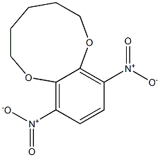 8,11-Dinitro-3,4,5,6-tetrahydro-2H-1,7-benzodioxonin 结构式