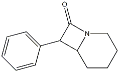 7-Phenyl-1-azabicyclo[4.2.0]octan-8-one 结构式