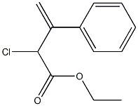 3-Phenyl-2-chloro-3-butenoic acid ethyl ester 结构式