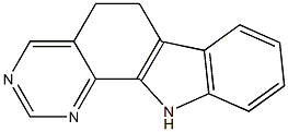 6,11-Dihydro-5H-pyrimido[4,5-a]carbazole 结构式