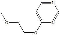 4-(2-Methoxyethoxy)pyrimidine 结构式