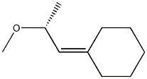 [(R)-2-Methoxypropylidene]cyclohexane 结构式