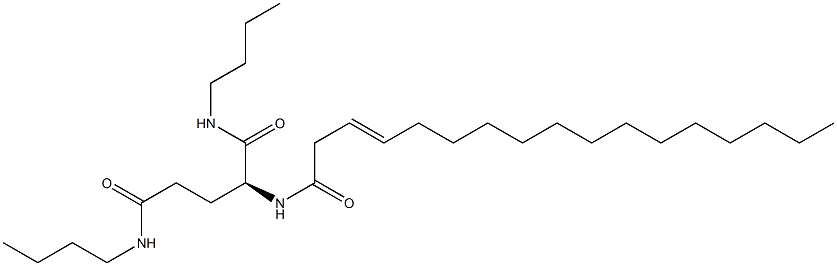 N2-(3-Heptadecenoyl)-N1,N5-dibutylglutaminamide 结构式