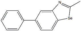 5-Phenyl-2-methylbenzoselenazole 结构式