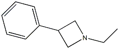 1-Ethyl-3-phenylazetidine 结构式