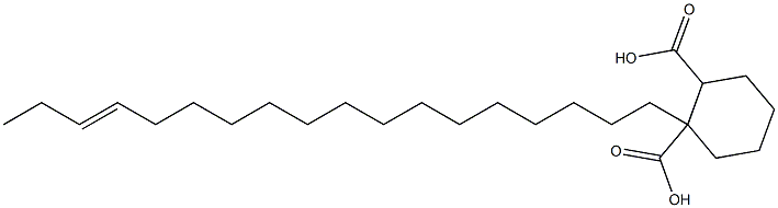 Cyclohexane-1,2-dicarboxylic acid hydrogen 1-(15-octadecenyl) ester 结构式