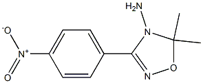 3-(4-Nitrophenyl)-5,5-dimethyl-1,2,4-oxadiazol-4(5H)-amine 结构式