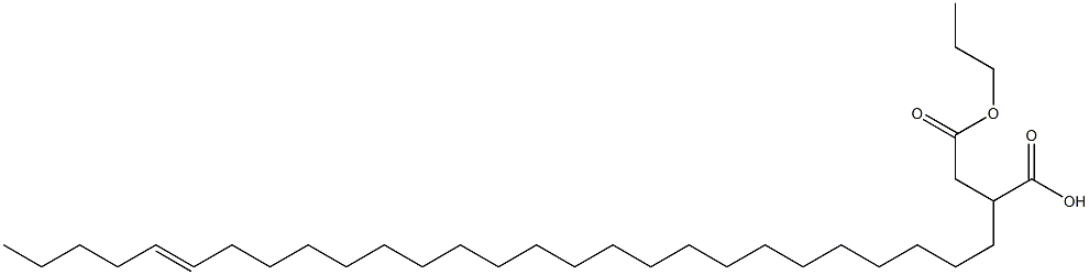 2-(22-Heptacosenyl)succinic acid 1-hydrogen 4-propyl ester 结构式