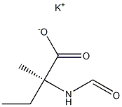 (-)-N-Formyl-D-isovaline potassium salt 结构式