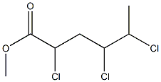 2,4,5-Trichlorocaproic acid methyl ester 结构式