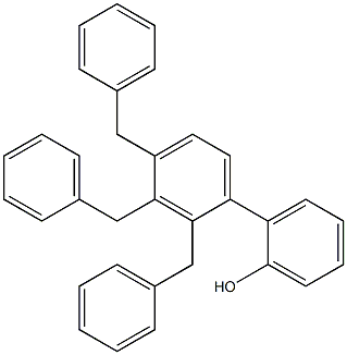 2-(2,3,4-Tribenzylphenyl)phenol 结构式