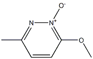 3-Methoxy-6-methylpyridazine 2-oxide 结构式