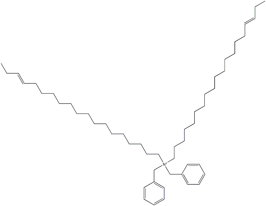 Di(16-nonadecenyl)dibenzylaminium 结构式