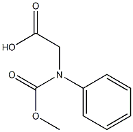 N-(Methoxycarbonyl)-D-phenylglycine 结构式