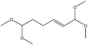 1,1,6,6-Tetramethoxy-2-hexene 结构式