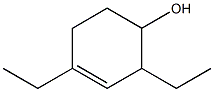 2,4-Diethyl-3-cyclohexen-1-ol 结构式