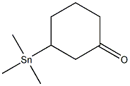 3-(Trimethylstannyl)cyclohexanone 结构式