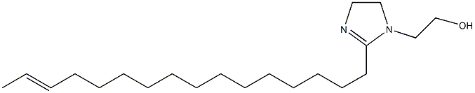 2-(14-Hexadecenyl)-2-imidazoline-1-ethanol 结构式