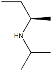 [R,(-)]-N-(1-Methylethyl)-1-methyl-1-propanamine 结构式