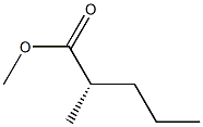 [S,(+)]-2-Methylvaleric acid methyl ester 结构式