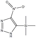 4-Nitro-5-(trimethylsilyl)-1H-1,2,3-triazole 结构式