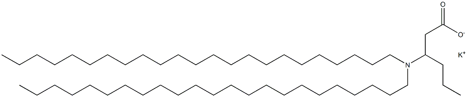 3-(Ditricosylamino)hexanoic acid potassium salt 结构式