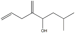 2-Methyl-5-methylene-7-octen-4-ol 结构式