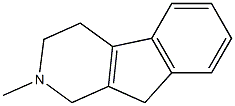 1,2,3,4-Tetrahydro-2-methyl-9H-indeno[2,1-c]pyridine 结构式