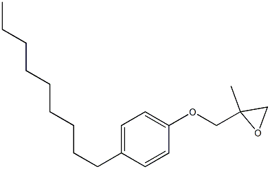 4-Nonylphenyl 2-methylglycidyl ether 结构式