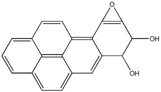 9,10-Epoxy-7,8-dihydrobenzo[a]pyrene-7,8-diol 结构式
