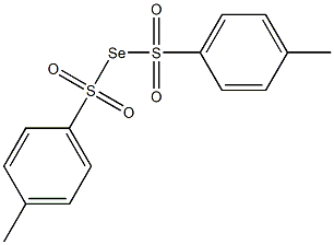 Bis(4-methylphenylsulfonyl) selenide 结构式