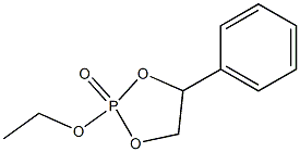 2-Ethoxy-4-phenyl-1,3,2-dioxaphospholane 2-oxide 结构式