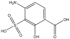 4-Amino-3-sulfosalicylic acid 结构式