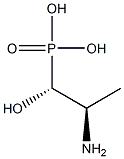 (-)-[(1R,2R)-2-Amino-1-hydroxypropyl]phosphonic acid 结构式