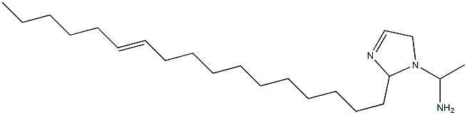 1-(1-Aminoethyl)-2-(11-heptadecenyl)-3-imidazoline 结构式