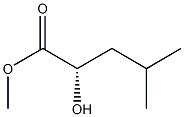(S)-2-Hydroxy-4-methylvaleric acid methyl ester 结构式