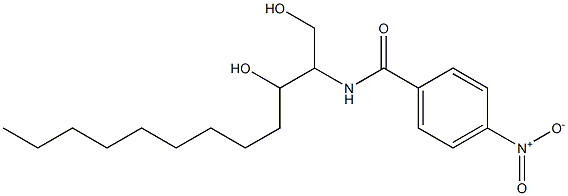 N-(1,3-Dihydroxydodecan-2-yl)-4-nitrobenzamide 结构式