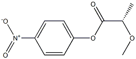 (S)-2-Methoxypropanoic acid 4-nitrophenyl ester 结构式