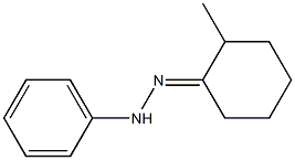 2-Methylcyclohexanone phenylhydrazone 结构式